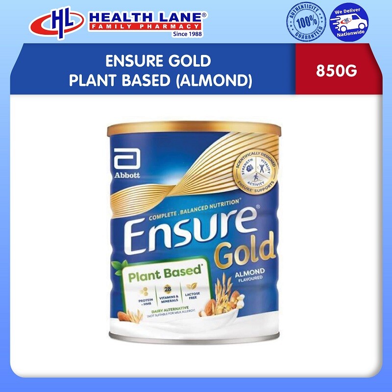 ENSURE GOLD PLANT BASED (ALMOND) 850G